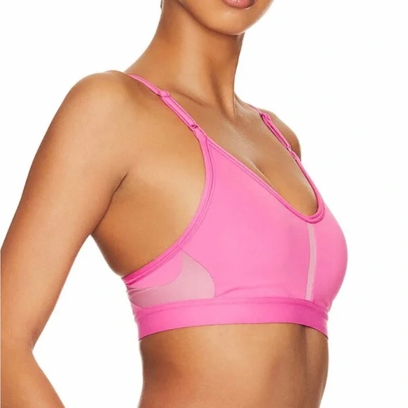 NWT Nike Indy Bra in Pinksicle/White Logo 2X - Picture 4 of 7
